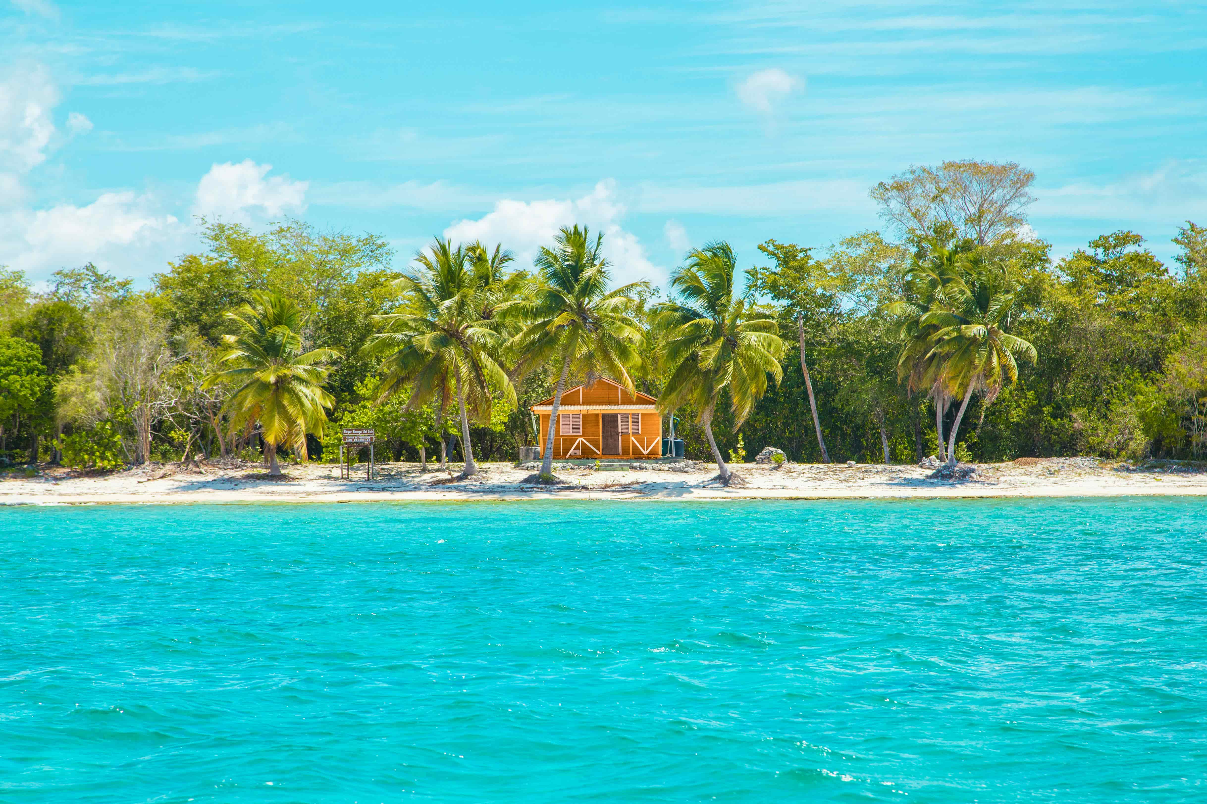 Relaxing tropical beach