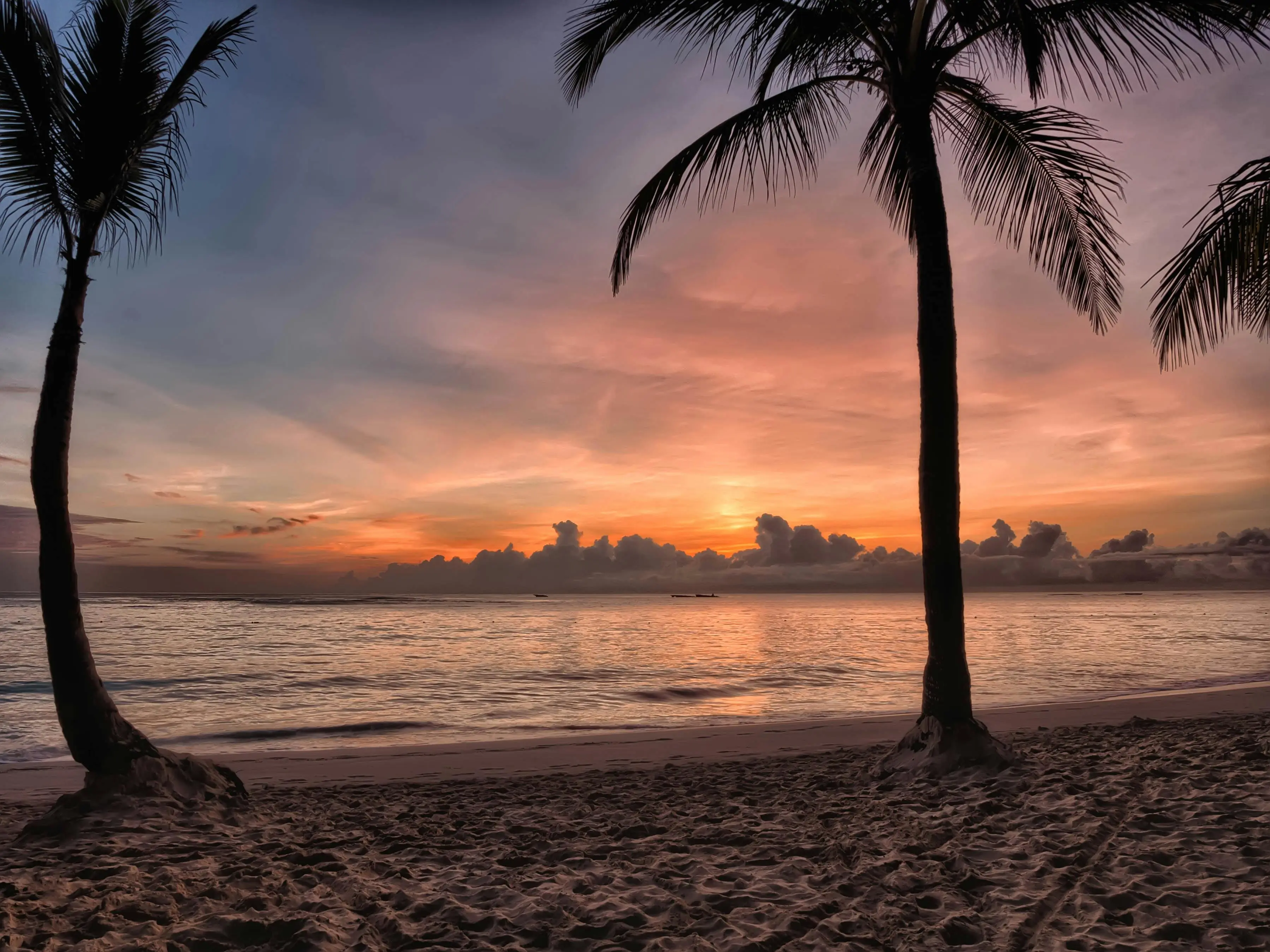 Beach view of Dominican Republic